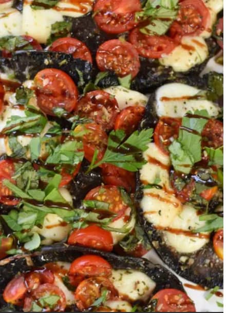 VEGGIE-STUFFED PORTOBELLO MUSHROOMS