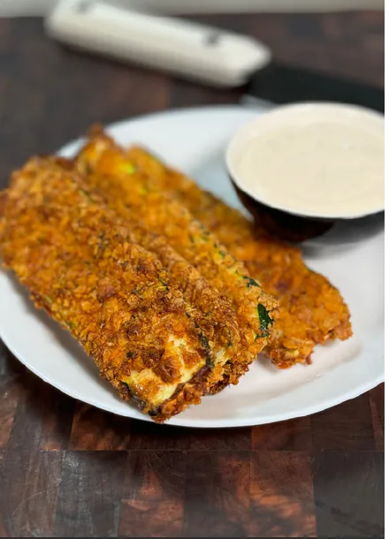 AIR FRIED ZUCCHINI