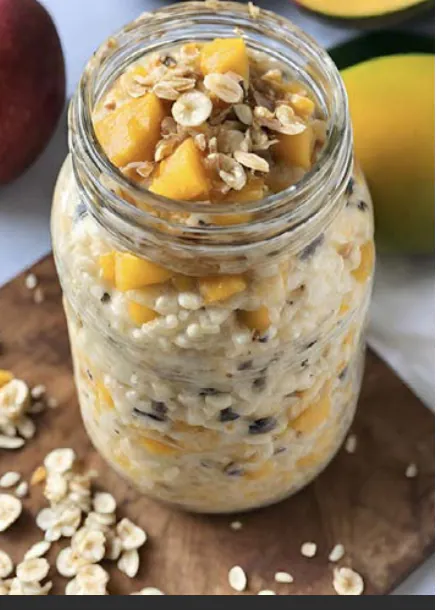 TROPICAL MANGO-COCONUT OVERNIGHT OATS