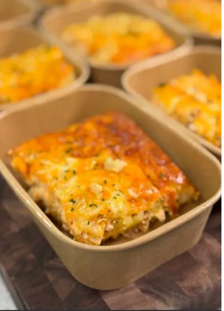 BUFFALO CHICKEN POTATO BAKE
