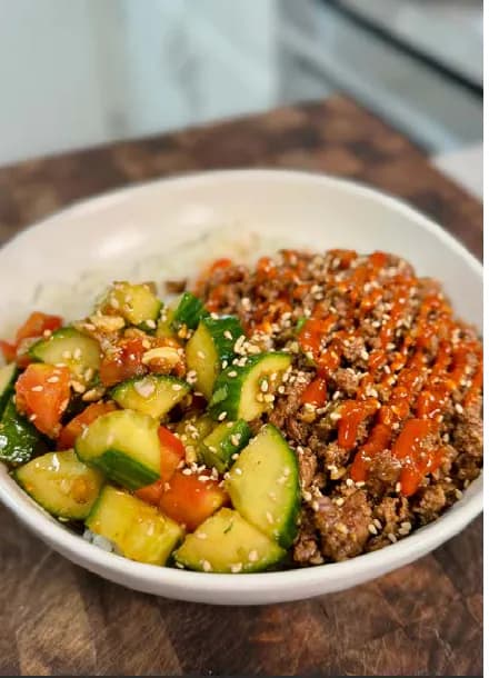 SPICY KOREAN BEEF BOWL