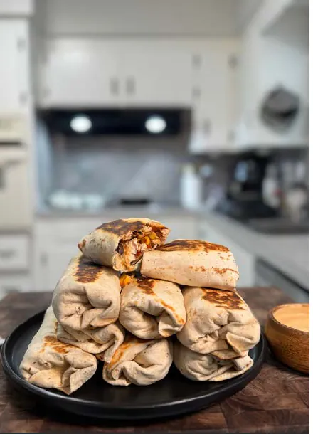 HIGH PROTEIN SOUTHWEST CHICKEN BURRITOS