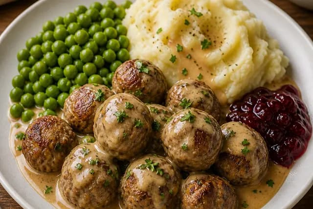 IKEA Meatball Dinner Homemade