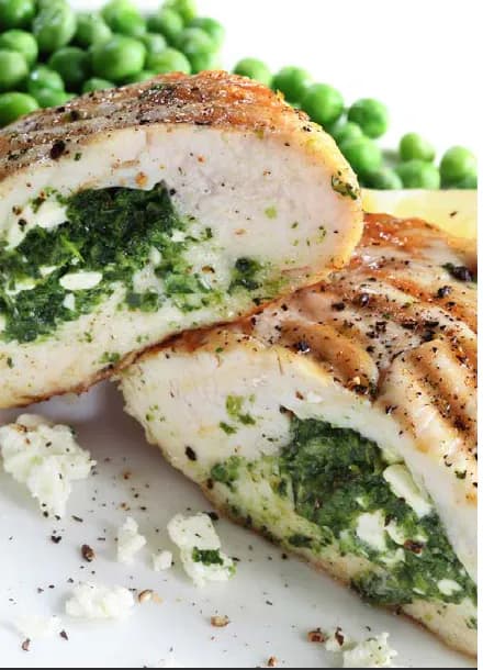 SPINACH AND FETA STUFFED CHICKEN