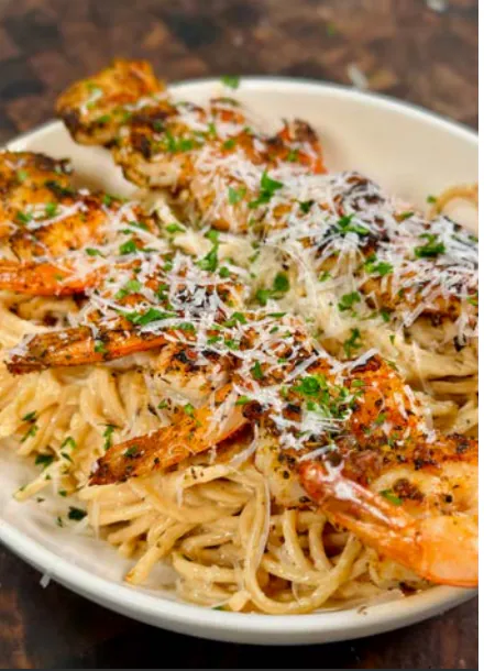 CAJUN SHRIMP SPAGHETTI