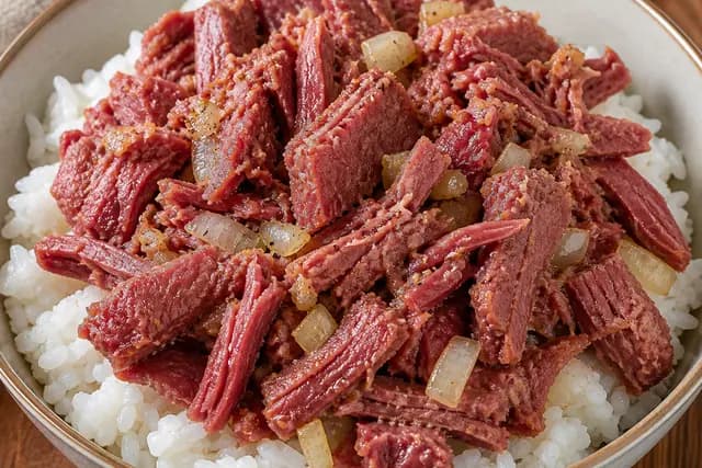 Corned Beef and Rice