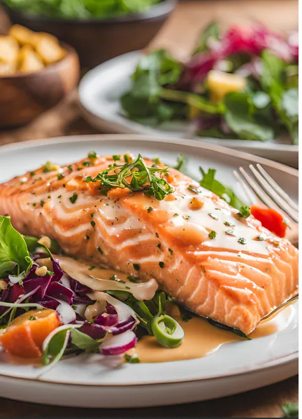 CREAMY GARLIC TUSCAN SALMON