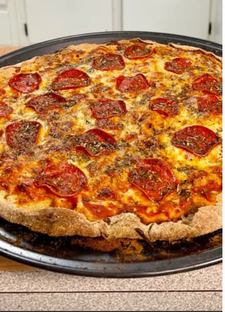 AVOCADO COTTAGE CHEESE PIZZA