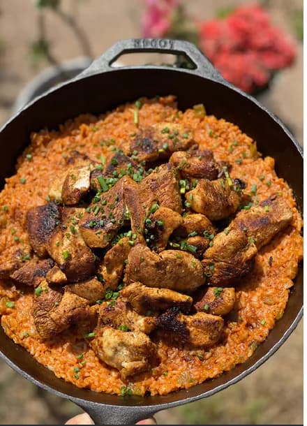 FAJITA CHICKEN WITH TACO RICE