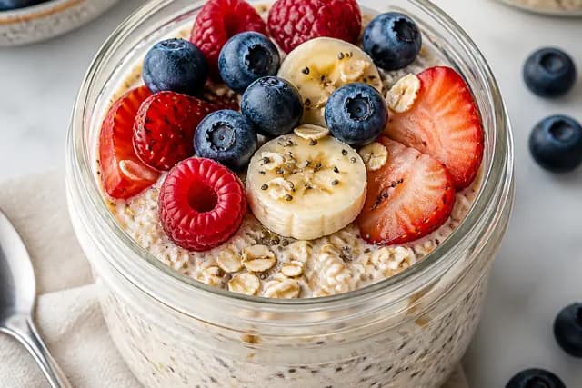 Overnight Oats and Fruit