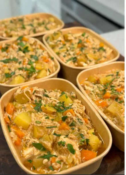 CROCKPOT CREAMY HERB CHICKEN & POTATOES