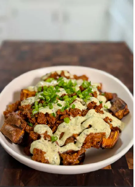 SWEET POTATO & BEEF HIGHPROTEIN BOWL