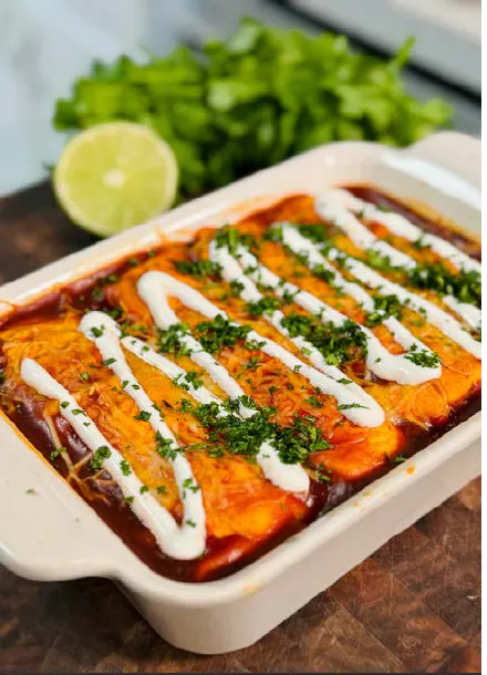 HIGH-PROTEIN LOW CAL ENCHILADAS