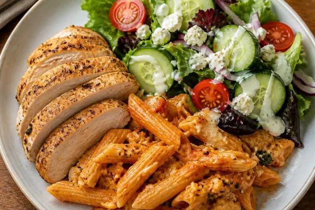 Leftovers and Salad