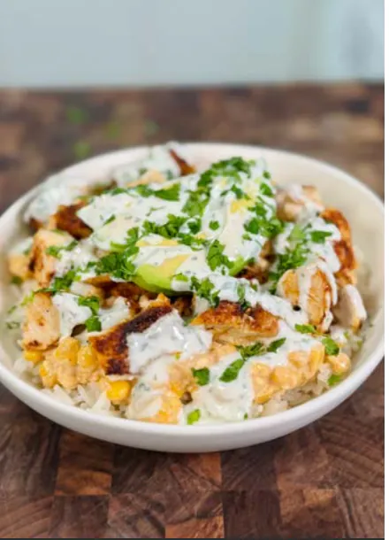 STREET CORN CHICKEN PROTEIN BOWL