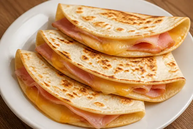 Tortillas Cheese and Ham