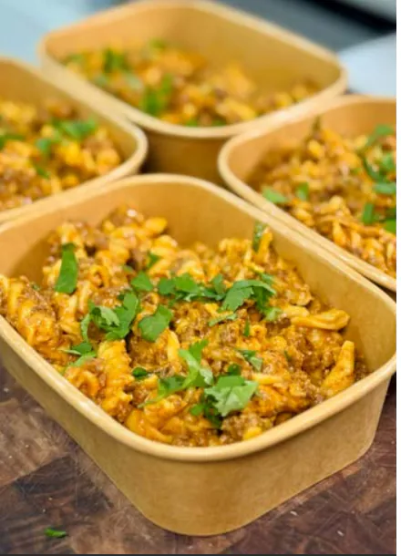 CREAMY NACHO BEEF BANZA PASTA