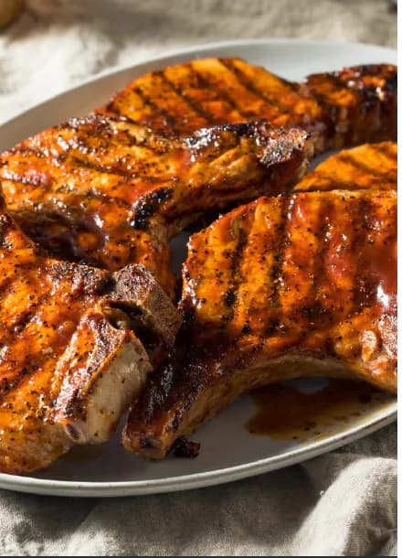 BALSAMIC GLAZED PORK CHOPS