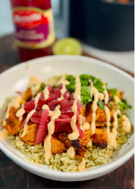 HIGH-PROTEIN CHICKEN AL PASTOR BOWLS