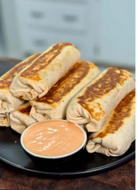LOADED CHEESY SOUTHWEST BEEF BURRITOS