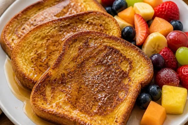 French Toast and Fruit