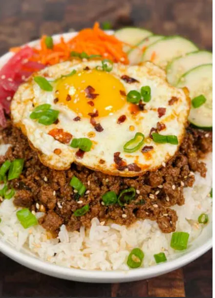 KOREAN GROUND BEEF BOWL
